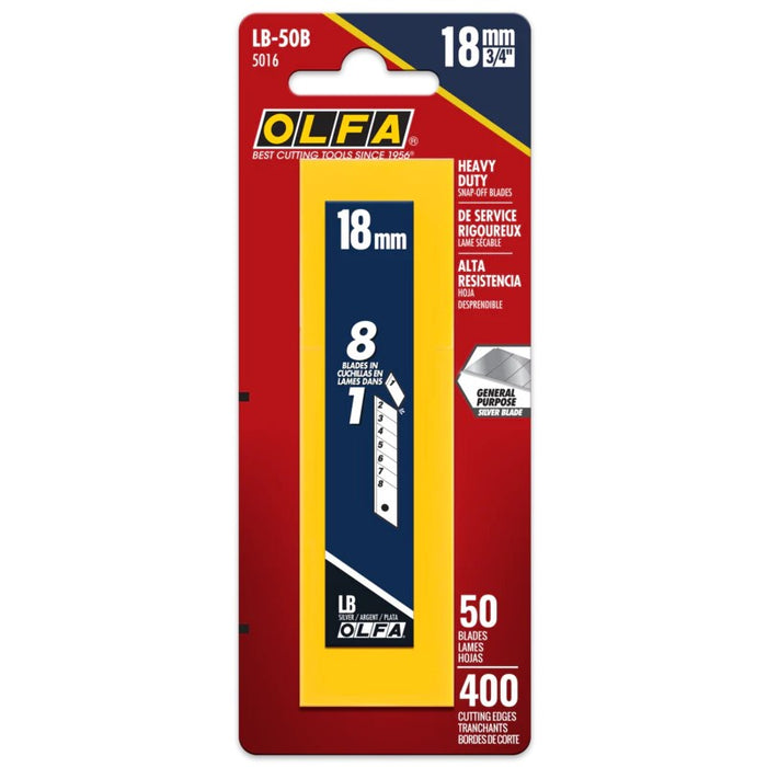 Olfa LB-50B Heavy-Duty Blades, 50pk