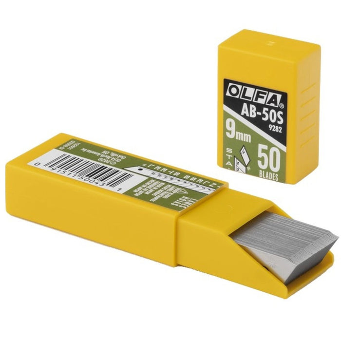 Olfa AB-50S Stainless Steel Blades, 50-pk