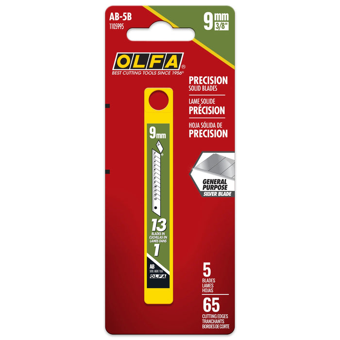 Olfa AB-5B Steel Replacement Blades 5pk