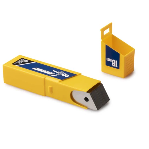 Olfa LB-CP 100 Contractor Pack Heavy-Duty 18mm Snap-Off Blade - 100-pk