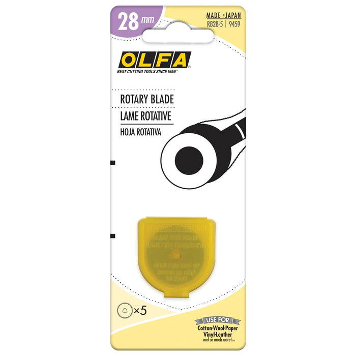 Olfa RB28-5 Rotary Blade 28mm Blade, 5-pk