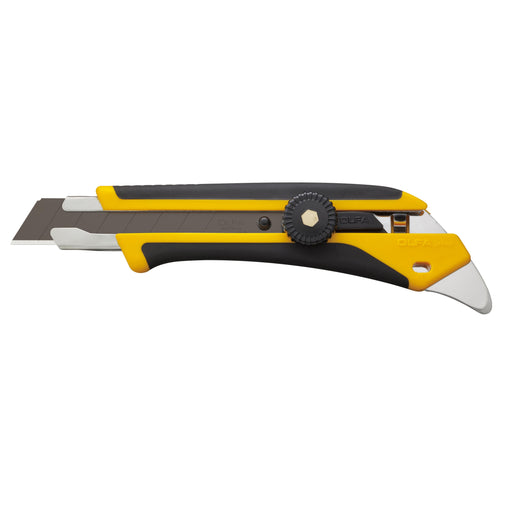 Olfa L-5 Fiberglass Rubber Grip Utility Knife, 18mm Front