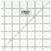 Olfa QR-6S 6 1/2" Square Acrylic Ruler Non-Slip, Frosted
