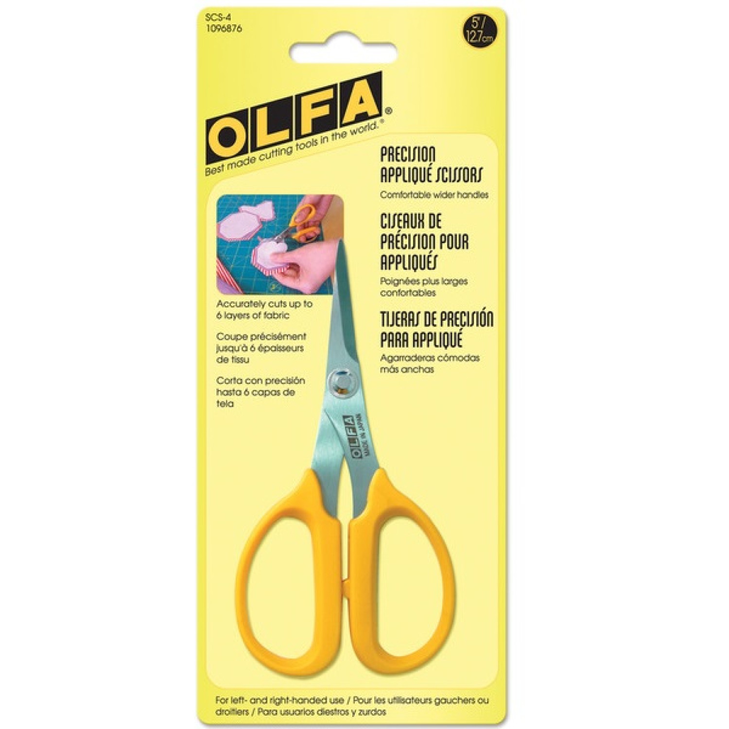Olfa SCS-4 Scissors, Precision Smooth Edge