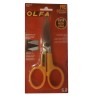 Olfa SCS-2 Scissors, Stainless Steel Serrated Edge